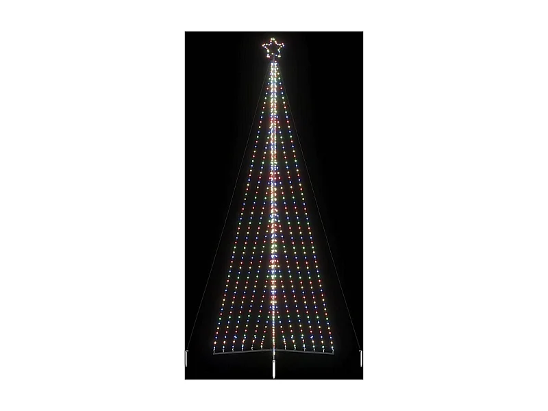 LED-kerstboom 789 LEDs kleurrijk 476 cm