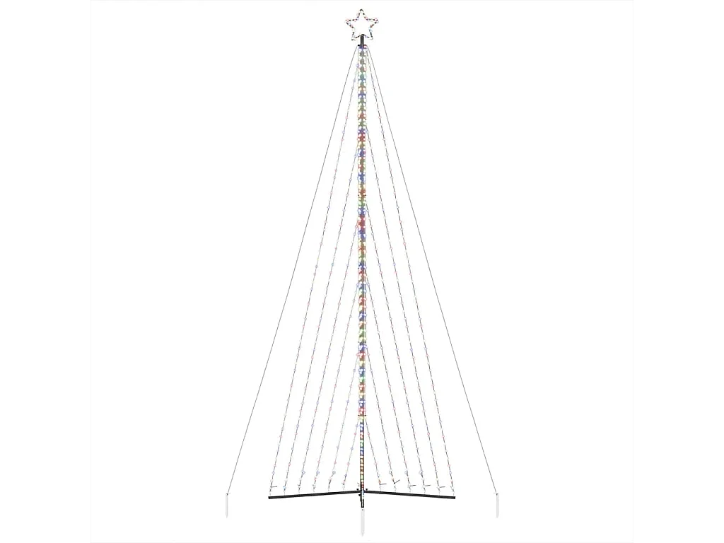 LED-kerstboom 789 LEDs kleurrijk 476 cm