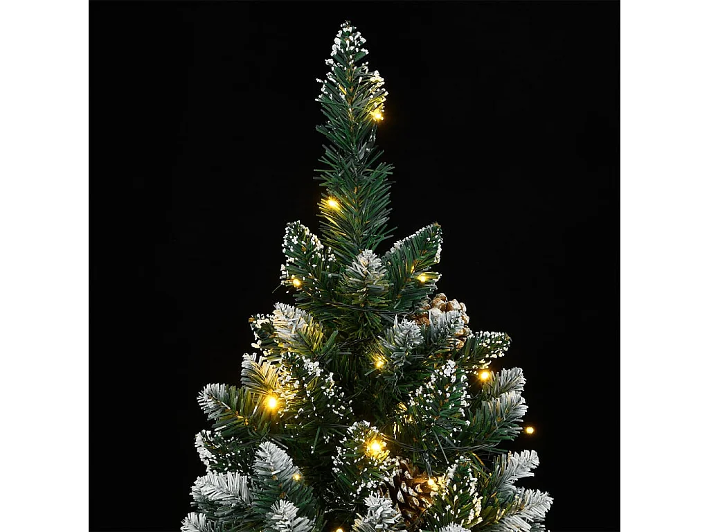 Árbol de Navidad artificial con 300 LEDs 210 cm
