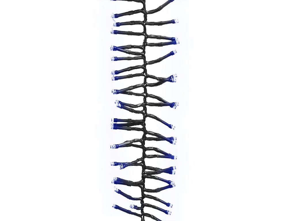 Lichtslinger cluster met 3000 LED's blauw PVC