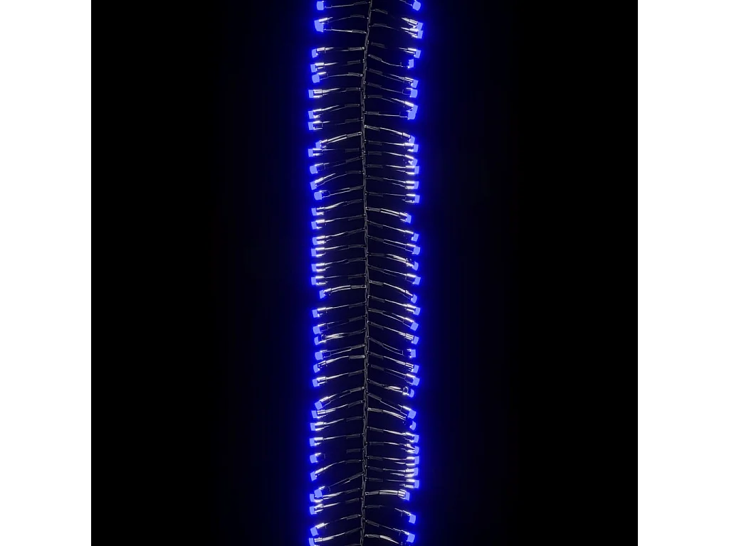 Lichtslinger cluster met 3000 LED's blauw PVC