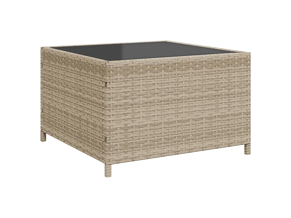 Divano Giardino Tavolo e Cuscini a L Grigio Chiaro Polyrattan
