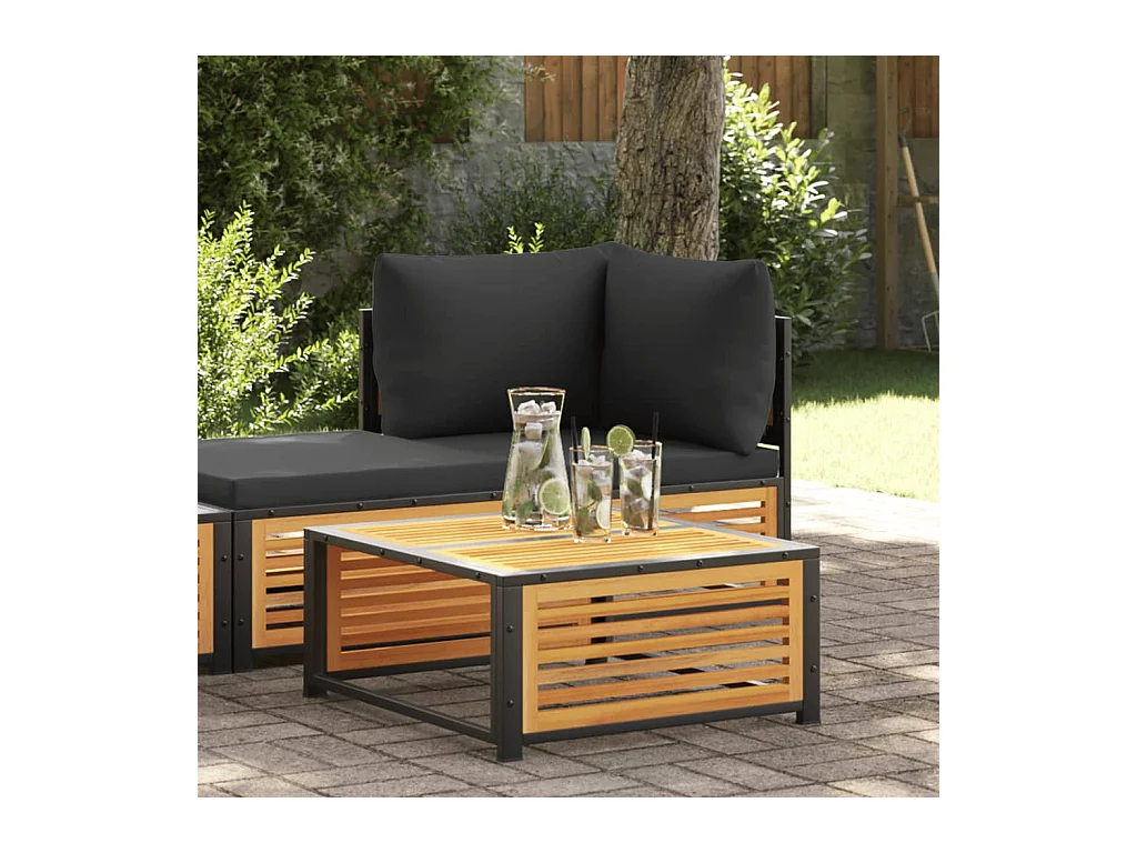 Tuintafel 68x68x30 cm massief acaciahout