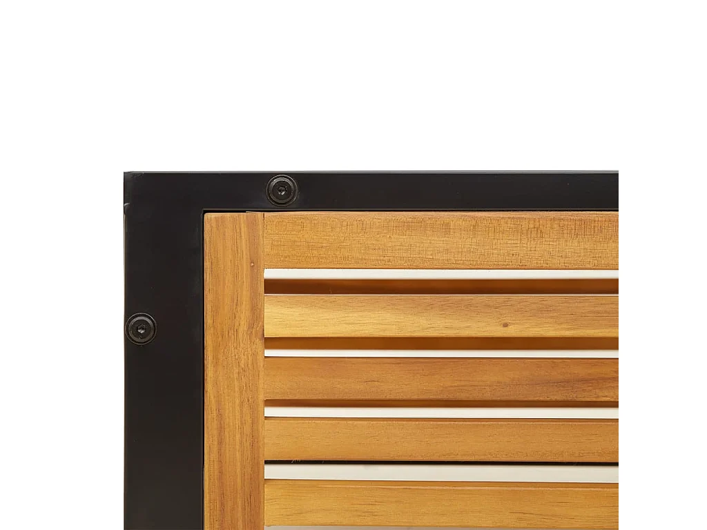 Table de jardin 68x68x30 cm bois massif d'acacia