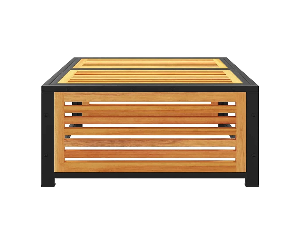 Mesa de jardim 68x68x30 cm madeira de acácia maciça