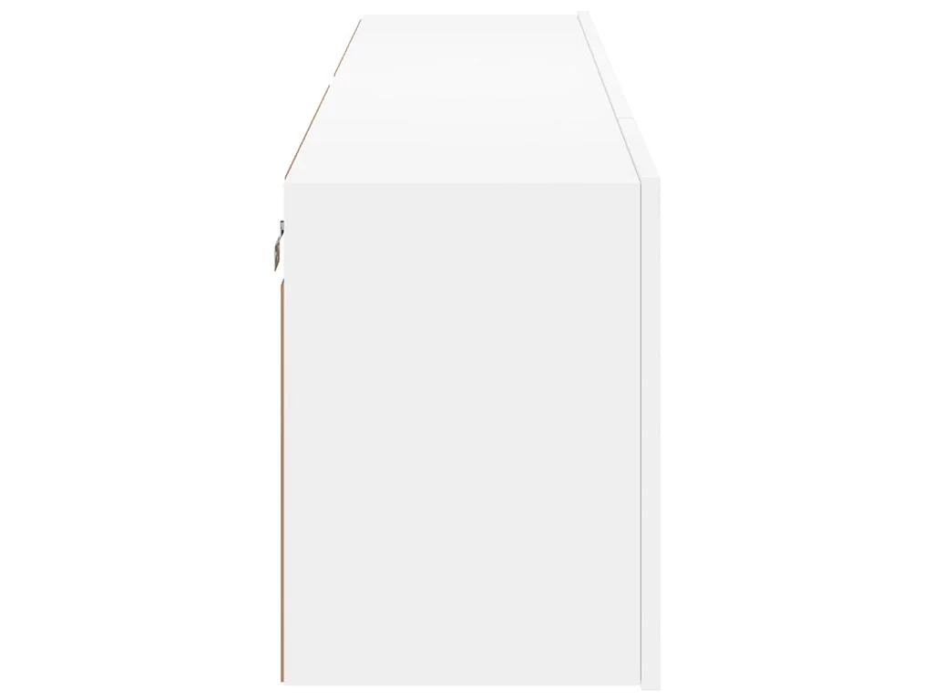 Meubles TV muraux 2 pcs blanc 80x30x41 cm