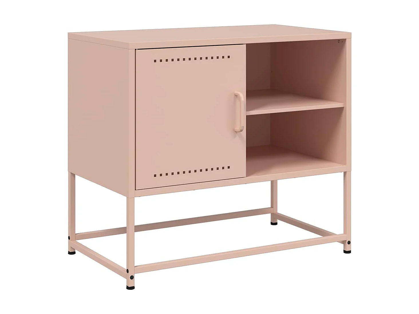 TV-Schrank Rosa 68x39x60,5 cm Stahl