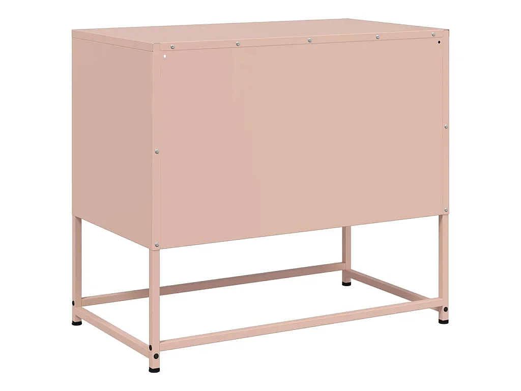TV-Schrank Rosa 68x39x60,5 cm Stahl