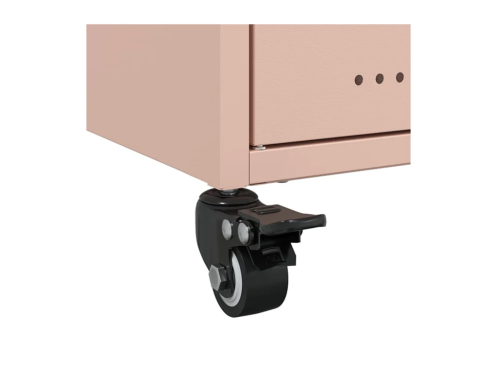 Tv-meubel 68x39x43,5 cm staal roze