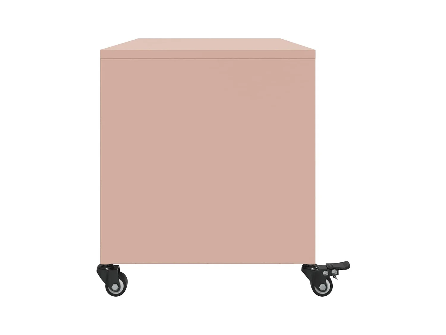 Tv-meubel 68x39x43,5 cm staal roze