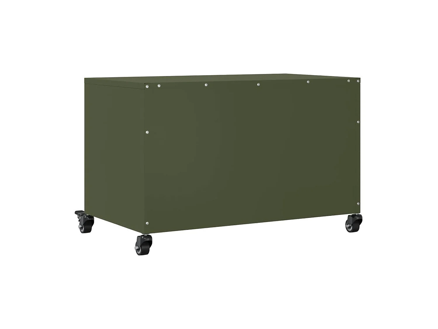 Móvel de TV 68x39x43,5 cm aço verde azeitona