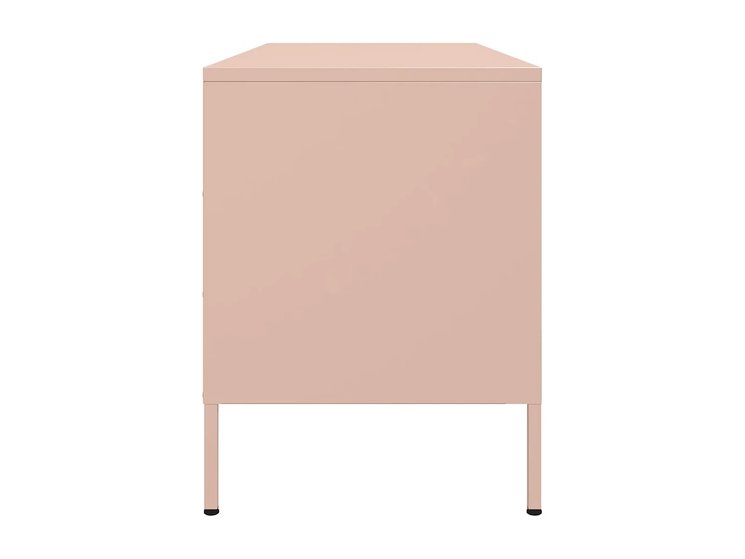 Mobile TV Rosa 100,5x39x50,5 cm in Acciaio