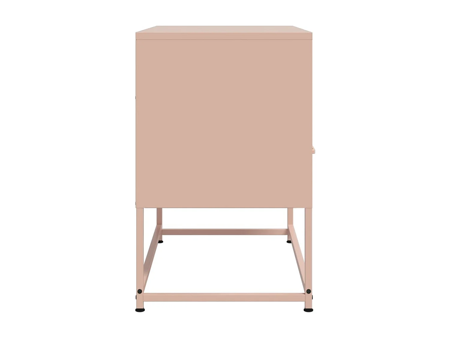 Tv-meubel 68x39x60,5 cm staal roze