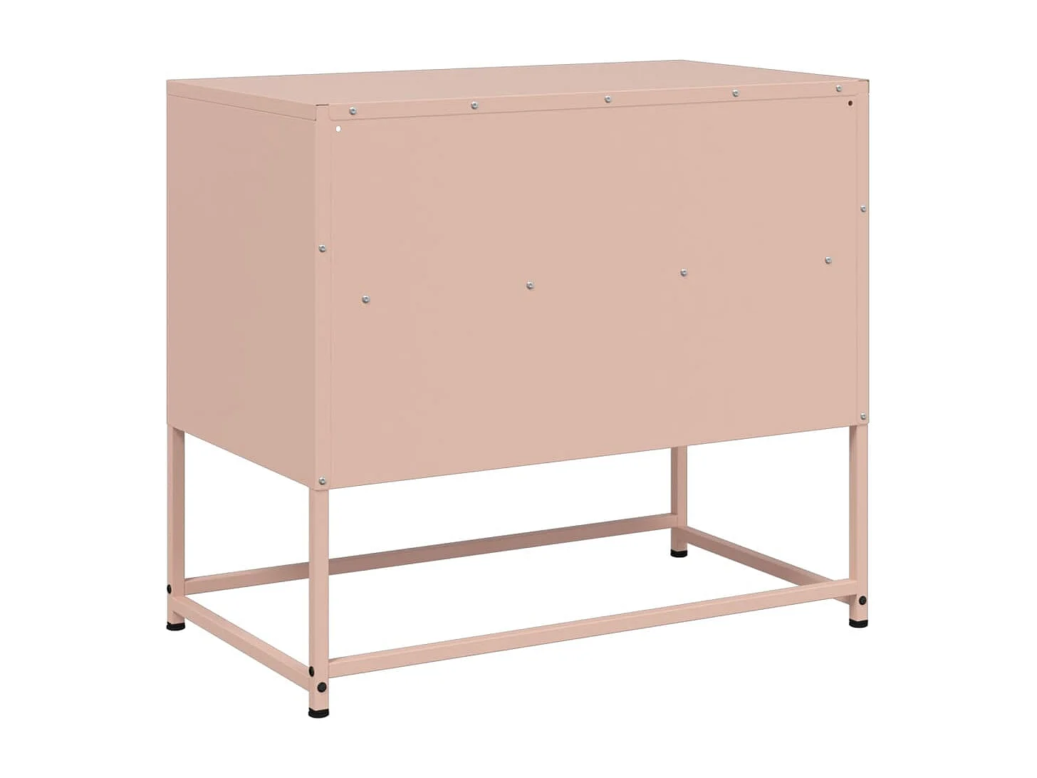 Tv-meubel 68x39x60,5 cm staal roze