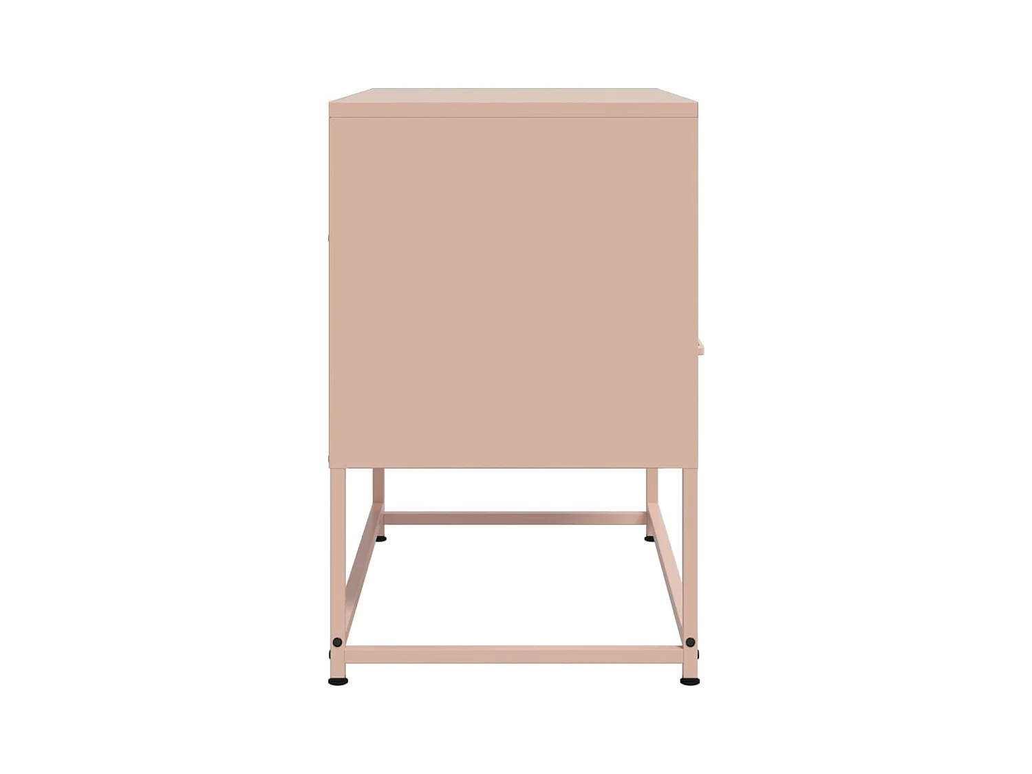 Tv-meubel 68x39x60,5 cm staal roze