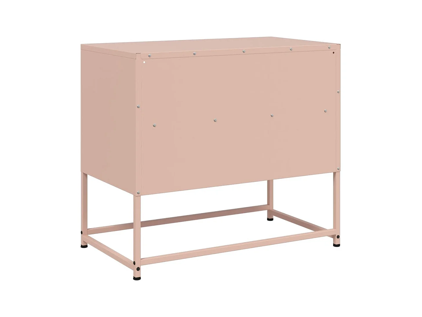 Tv-meubel 68x39x60,5 cm staal roze