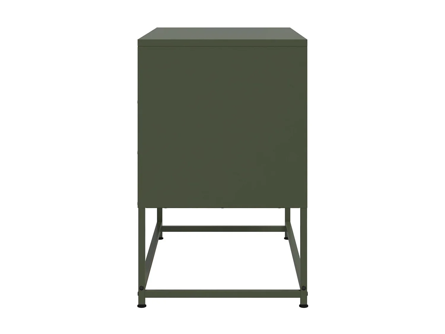 Tv-meubel 68,5x39x60,5 cm staal olijfgroen