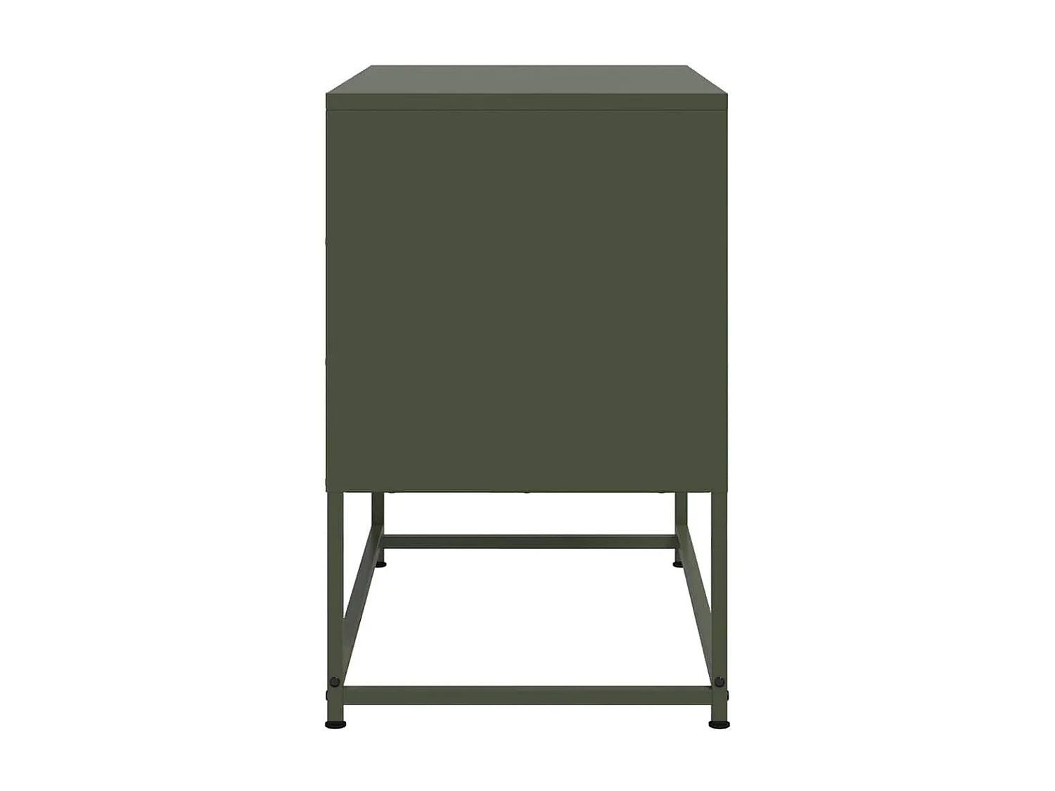 Móvel de TV 68,5x39x60,5 aço verde azeitona