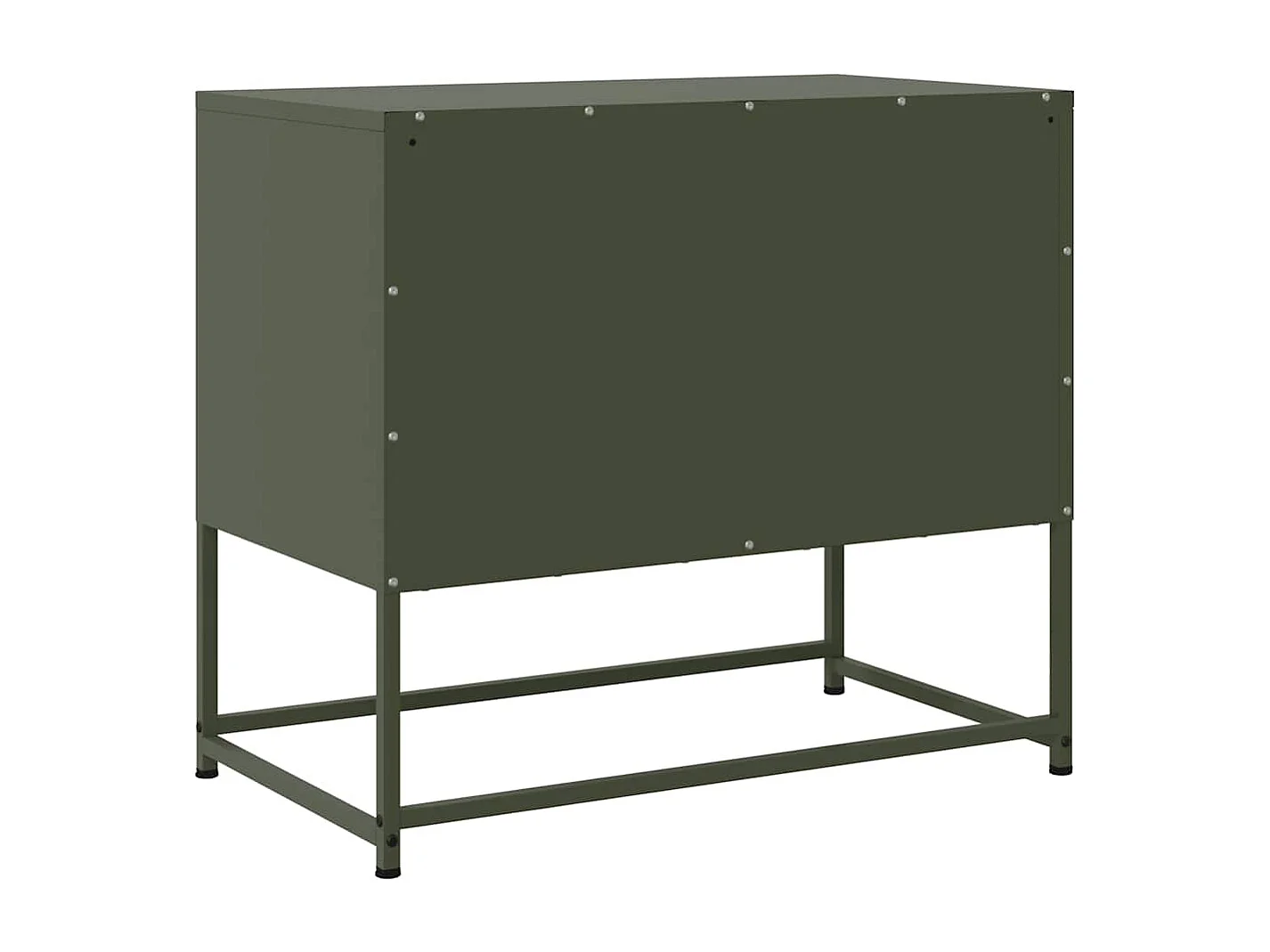 Móvel de TV 68,5x39x60,5 aço verde azeitona