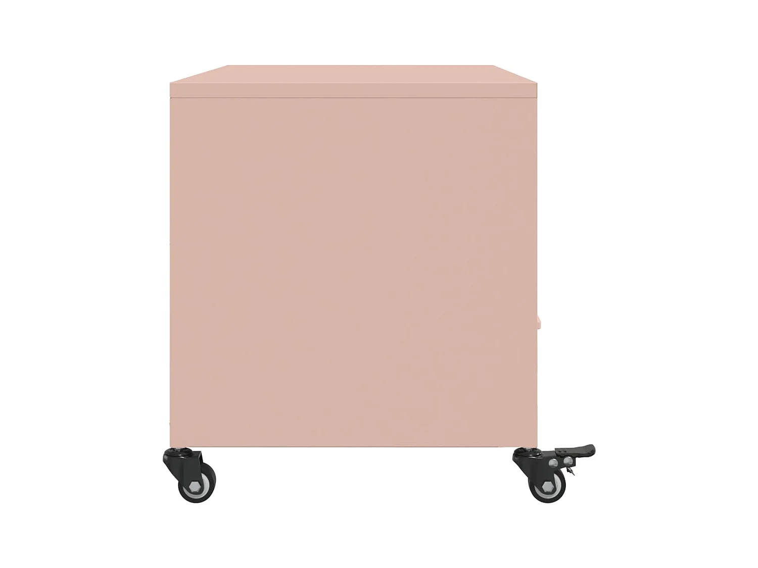 Tv-meubel 68x39x43,5 cm staal roze