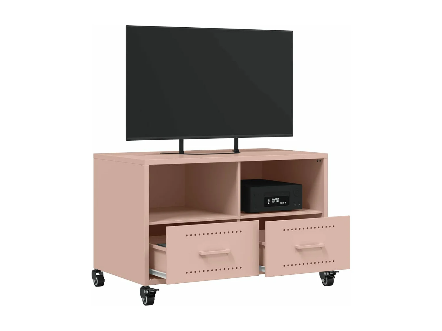 Mobile TV Rosa 68x39x43,5 cm in Acciaio