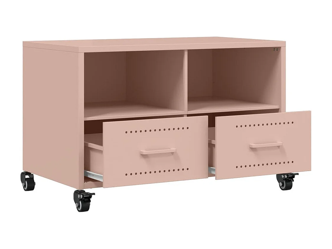 Mobile TV Rosa 68x39x43,5 cm in Acciaio