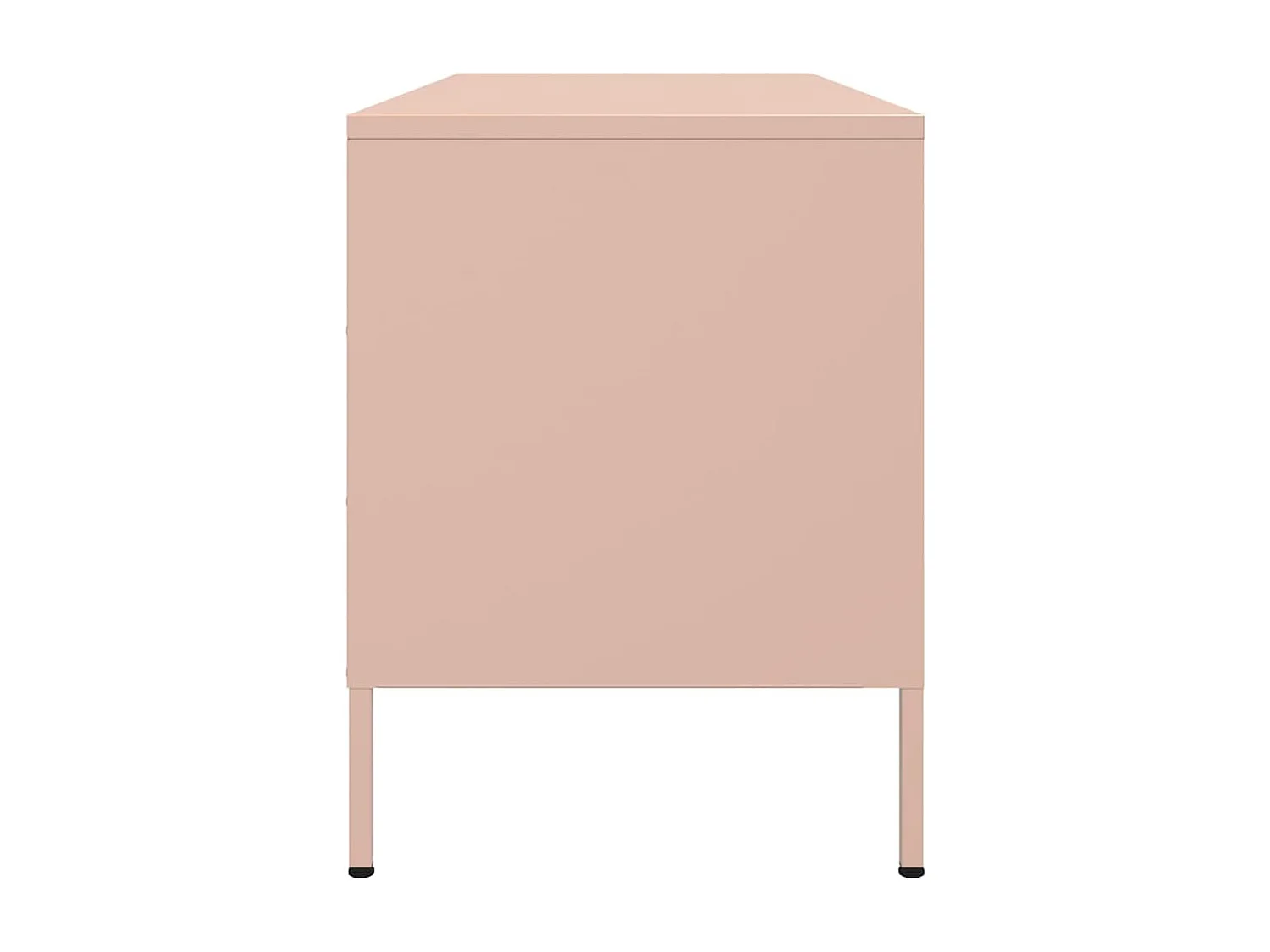 Móvel de TV 100,5x39x50,5 cm aço rosa