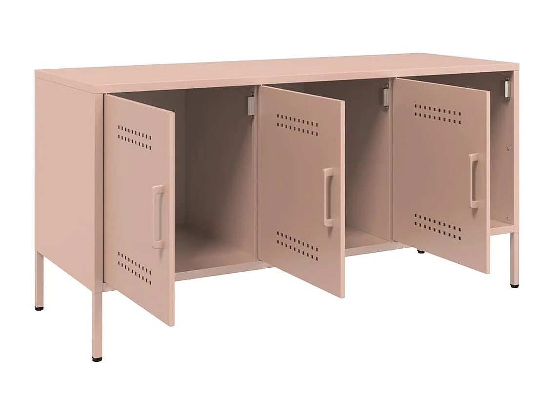 Móvel de TV 100,5x39x50,5 cm aço rosa