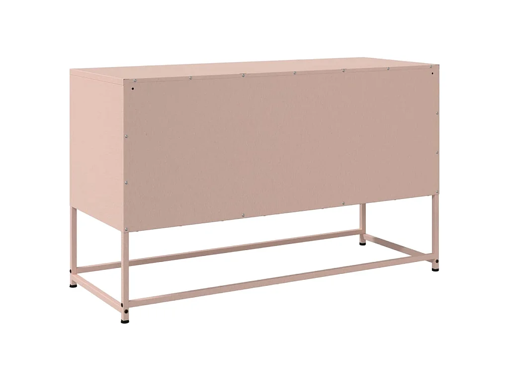 Mobile TV Rosa 100,5x39x60,5 cm in Acciaio