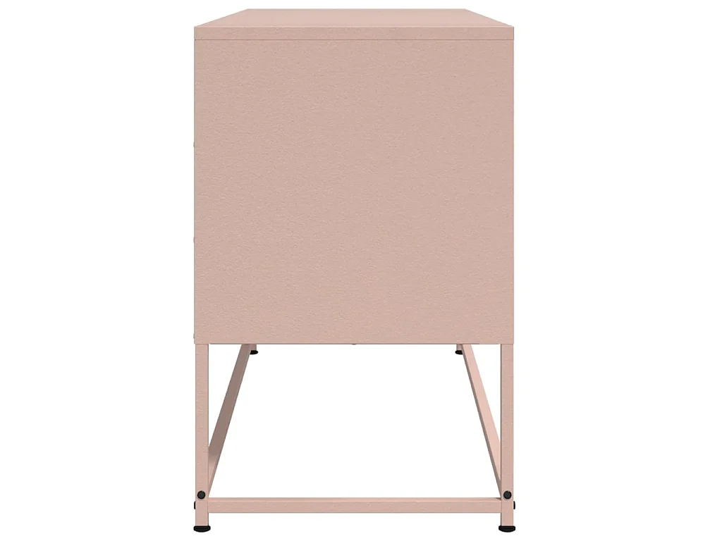 Mobile TV Rosa 100,5x39x60,5 cm in Acciaio