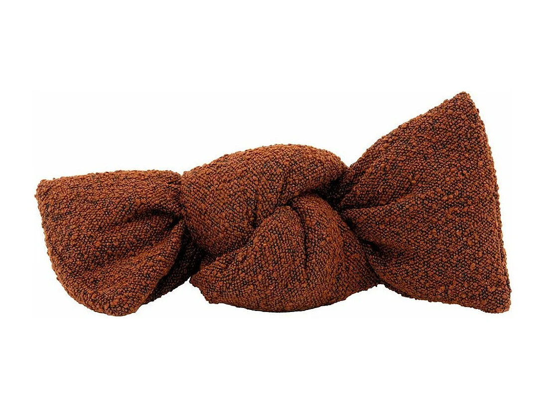 Coussin noeud en bouclette