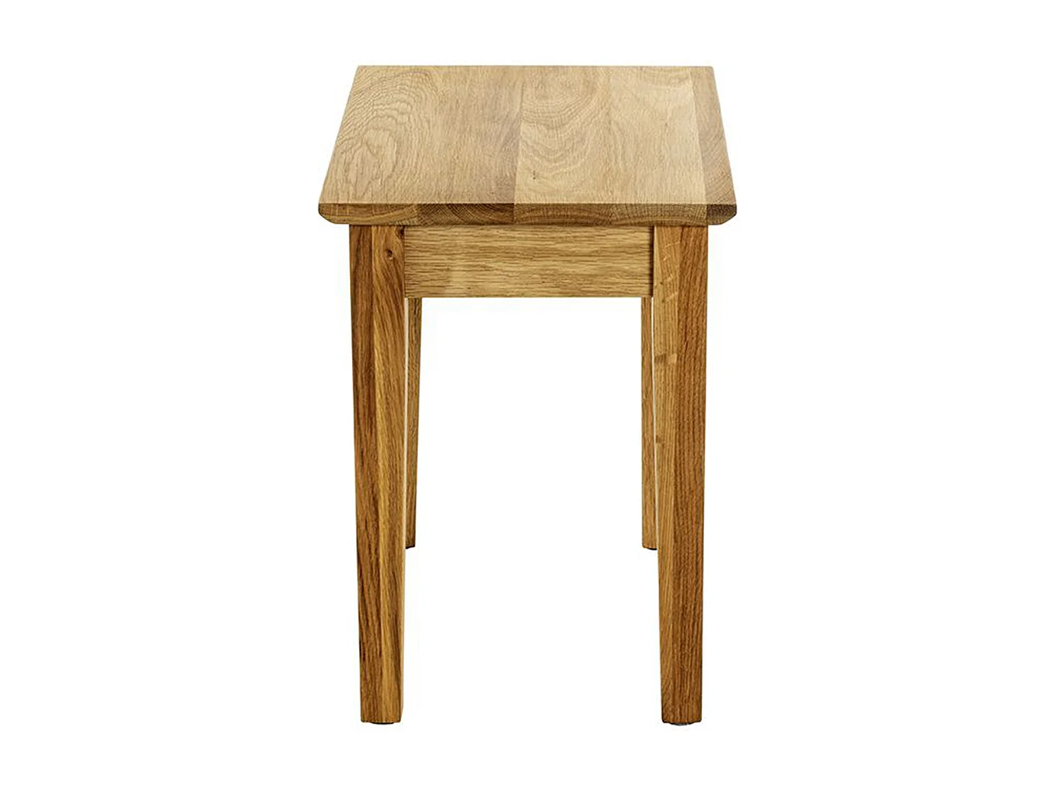 Table d'appoint, table de salon en bois massif coloris chêne   -longueur 43  x profondeur 30 x hauteur 42 cm