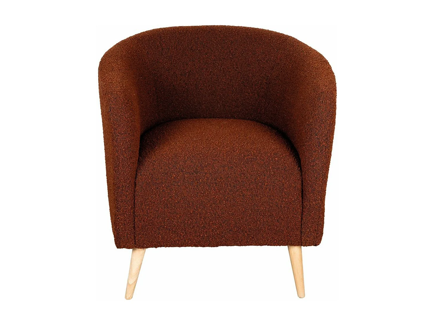 Fauteuil en bouclette coloré