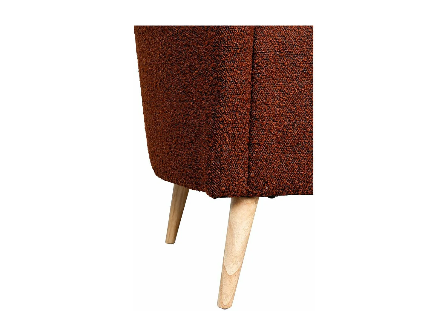 Fauteuil en bouclette coloré