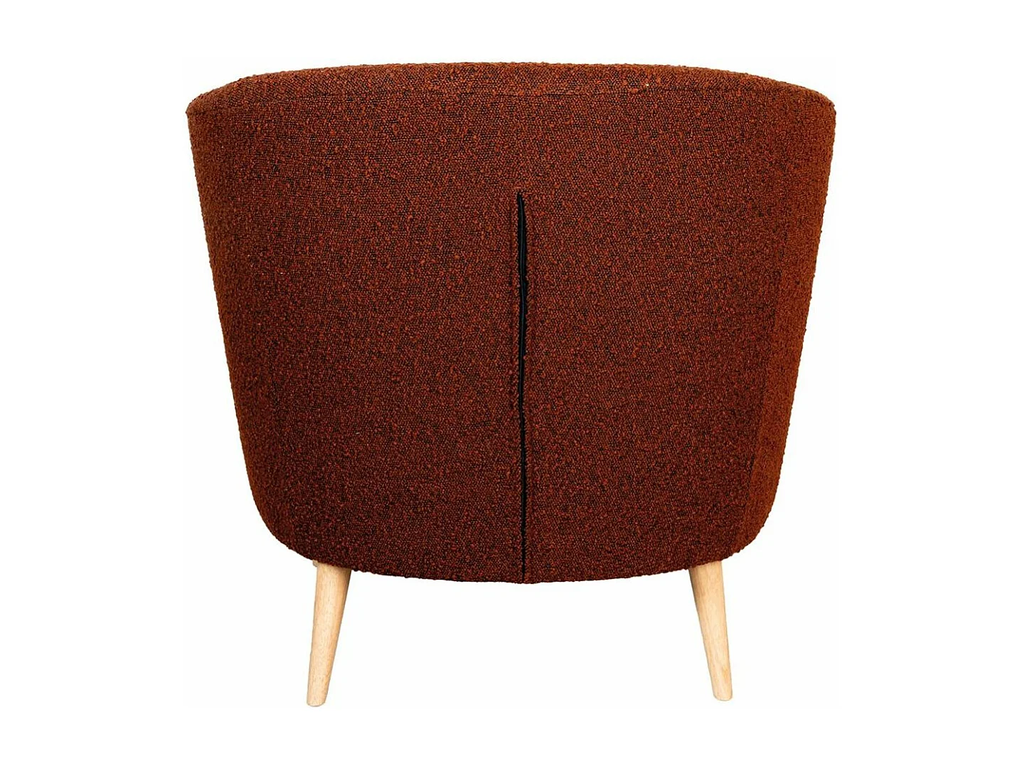 Fauteuil en bouclette coloré