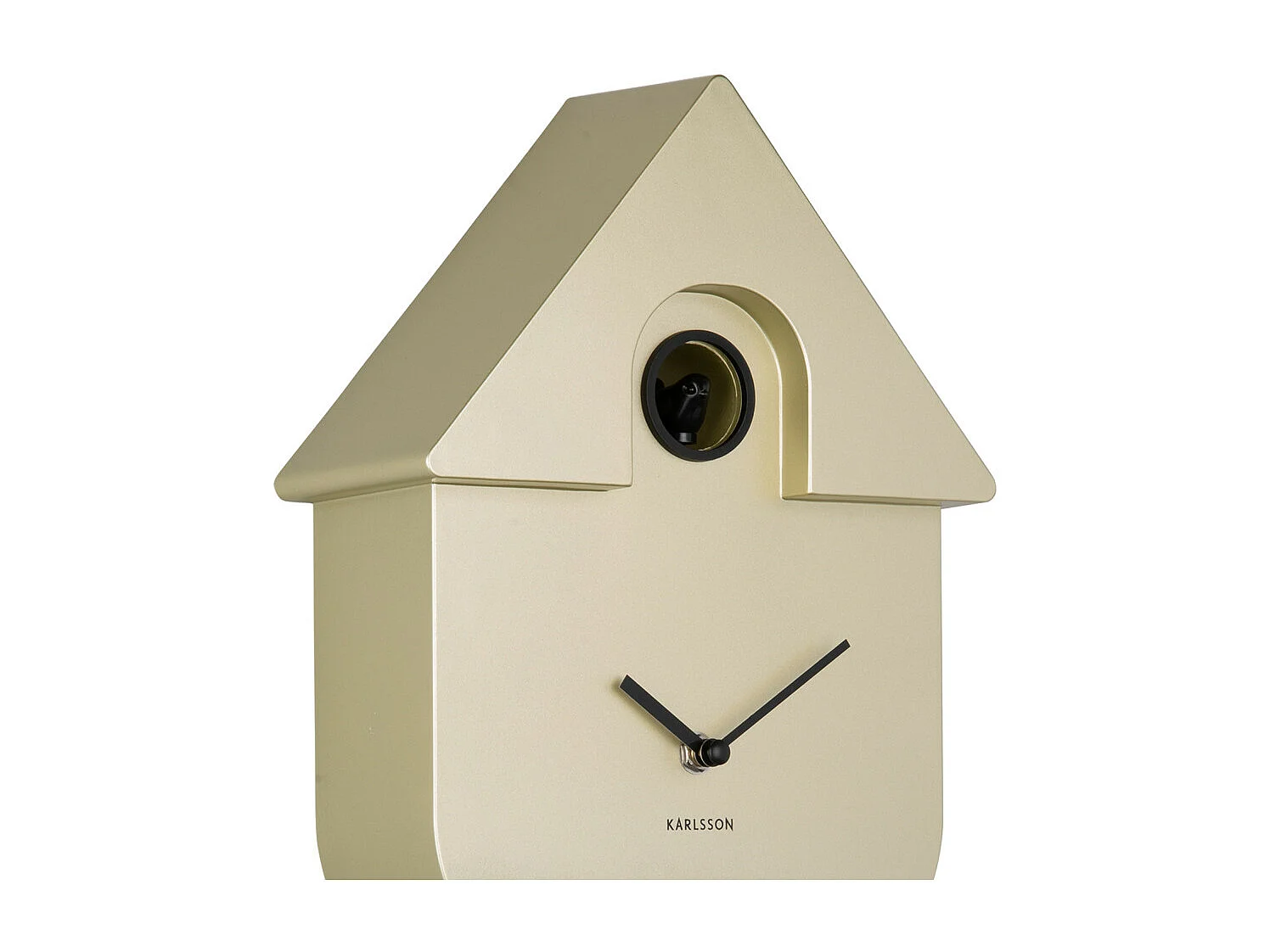 Modern Cuckoo - Horloge à pendule finition métallisée - Or