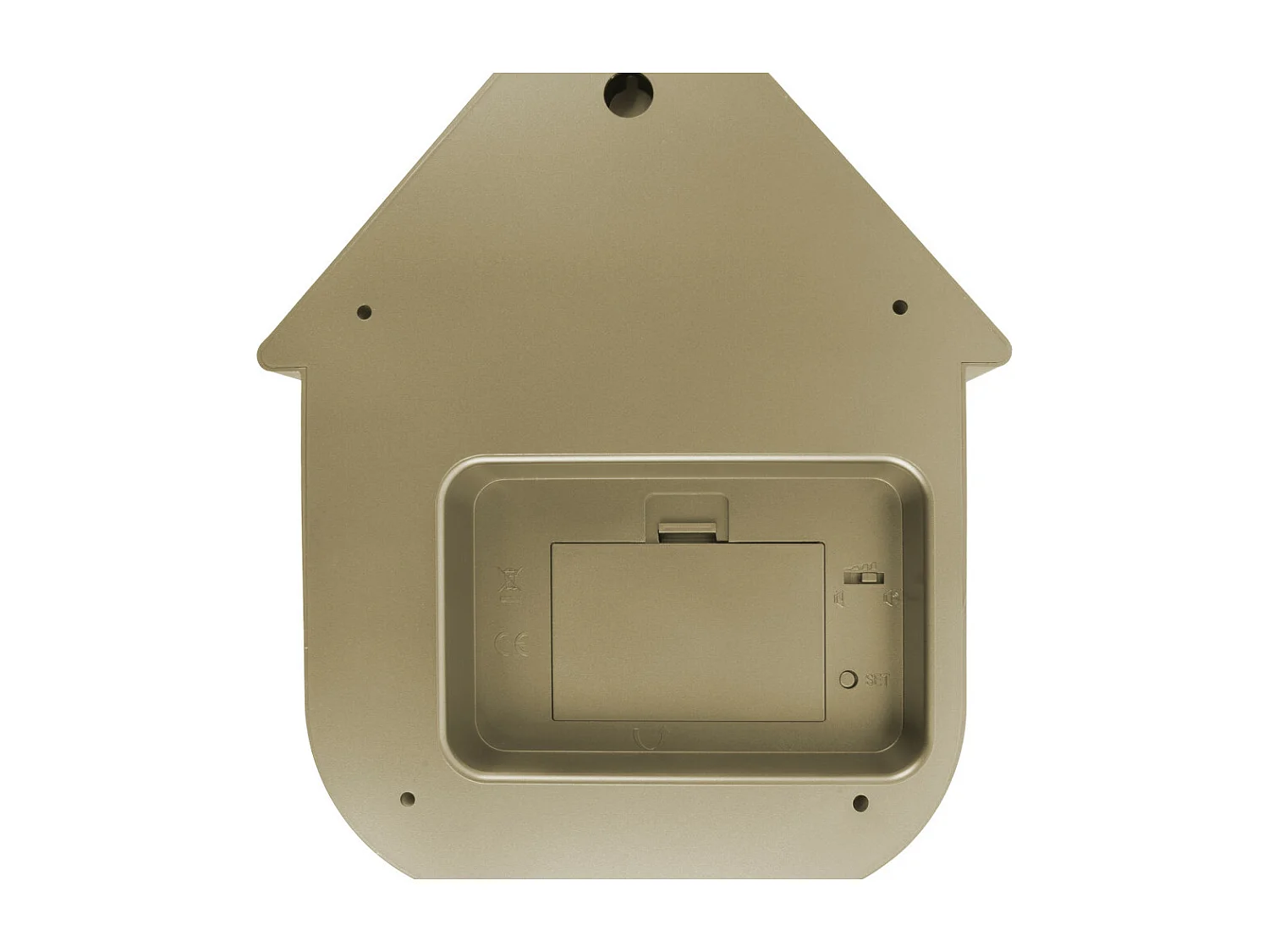 Modern Cuckoo - Horloge à pendule finition métallisée - Or