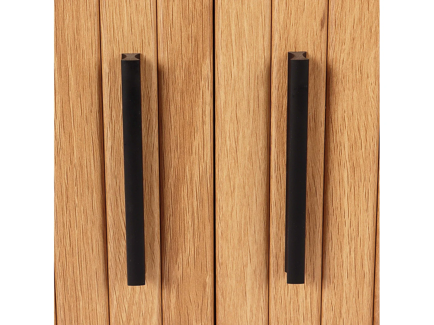 Meuble TV en mélaminé et acier 120 cm beige