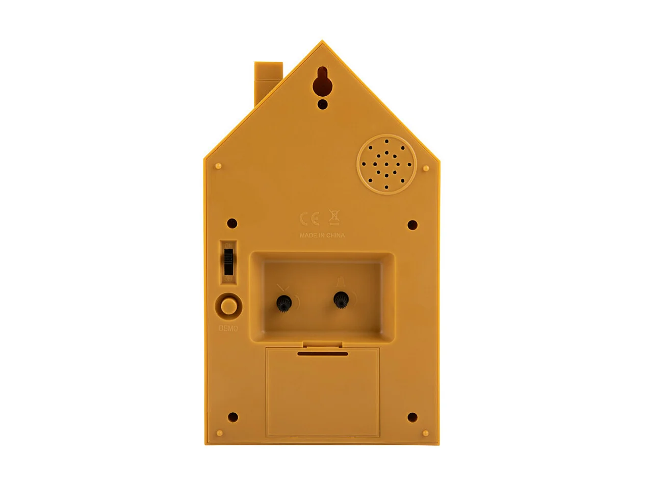 Alarm Modern Cuckoo - Réveil en plastique avec coucou - Ocre
