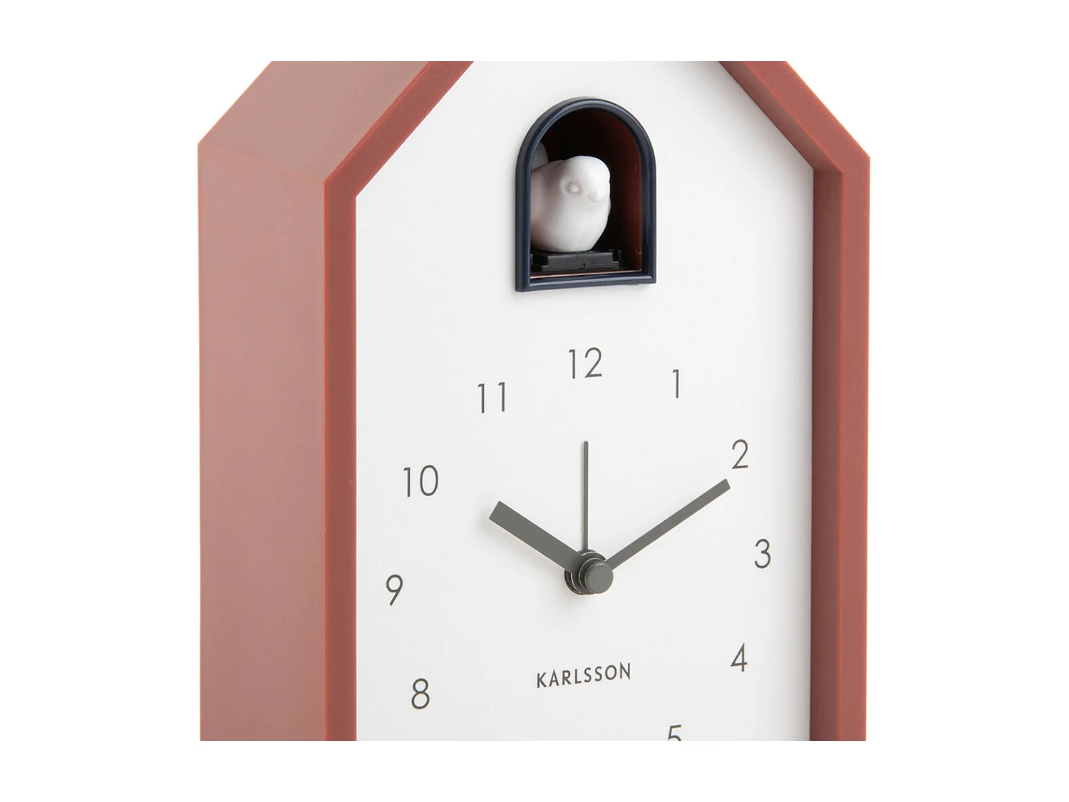 Alarm Modern Cuckoo - Réveil en plastique avec coucou - Rouille