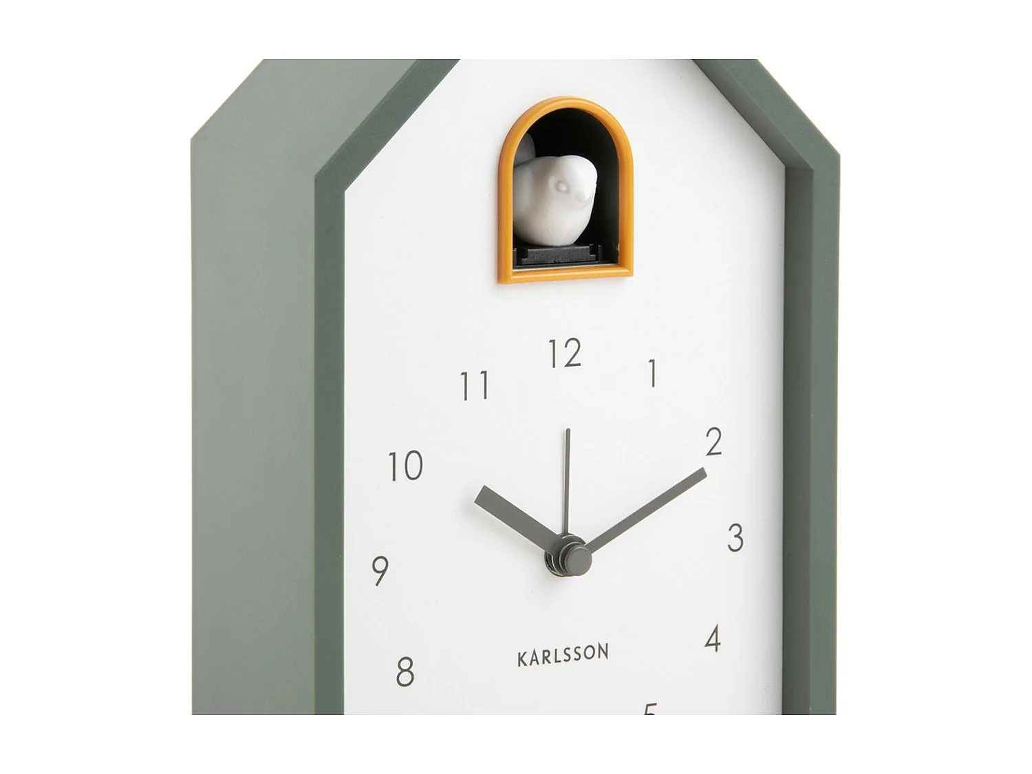 Alarm Modern Cuckoo - Réveil en plastique avec coucou - Vert