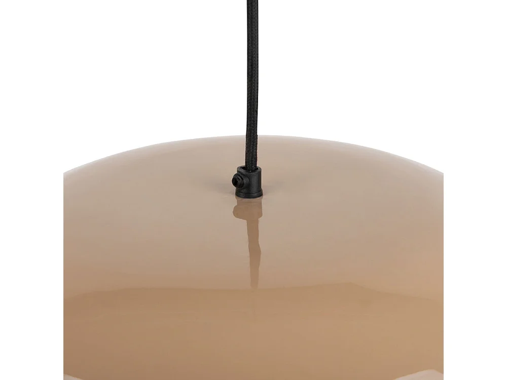 Dome - Suspension ronde en métal ø40cm - Beige