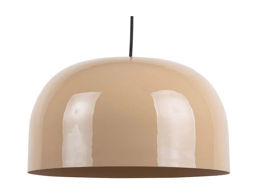 Dome - Suspension ronde en métal ø40cm - Beige