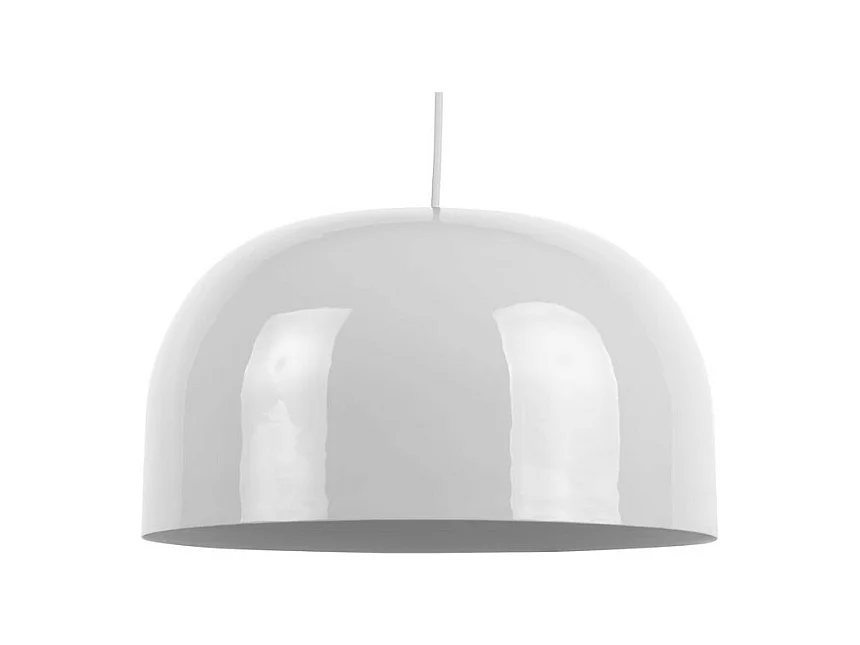 Dome - Suspension ronde en métal ø40cm - Blanc