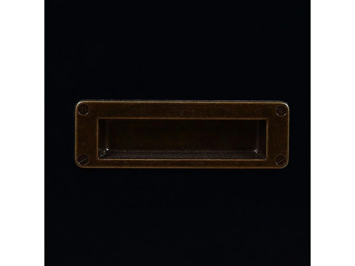 Buffet bas 2 portes 4 tiroirs supérieurs MDF Noir - Rhode Island Interior's