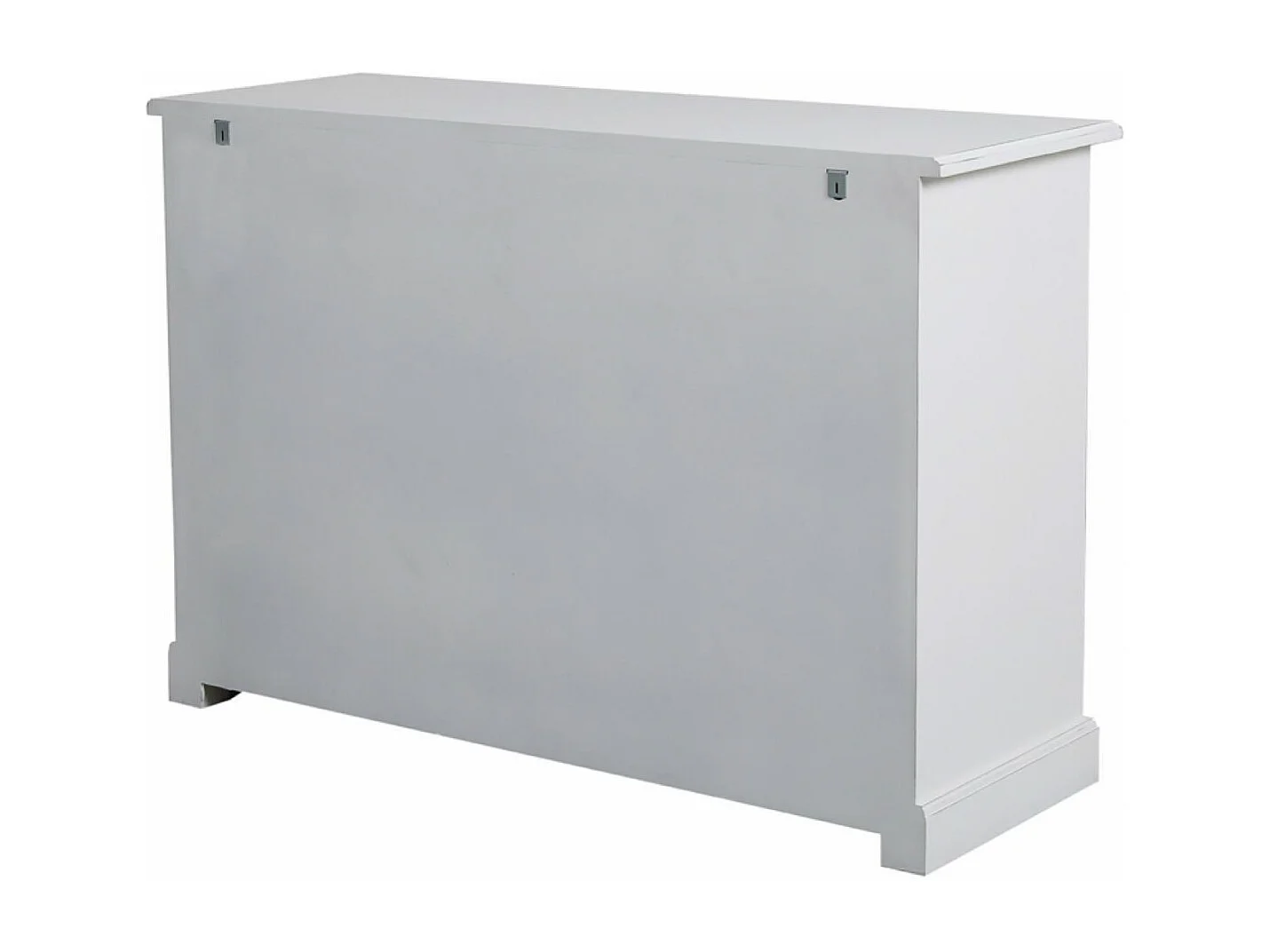 Buffet bas 2 portes 4 tiroirs MDF Blanc - Rhode Island Interior's