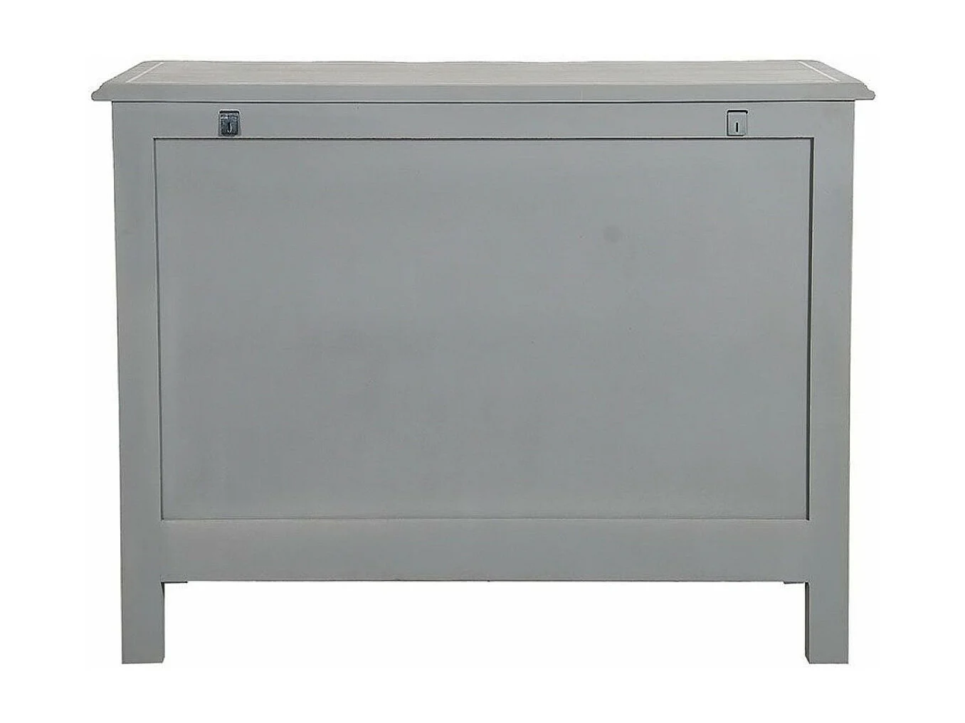 Commode galbée 5 tiroirs MDF Gris - Gustavien Interior's