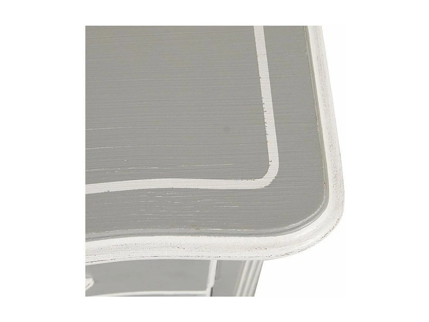 Commode galbée 5 tiroirs MDF Gris - Gustavien Interior's