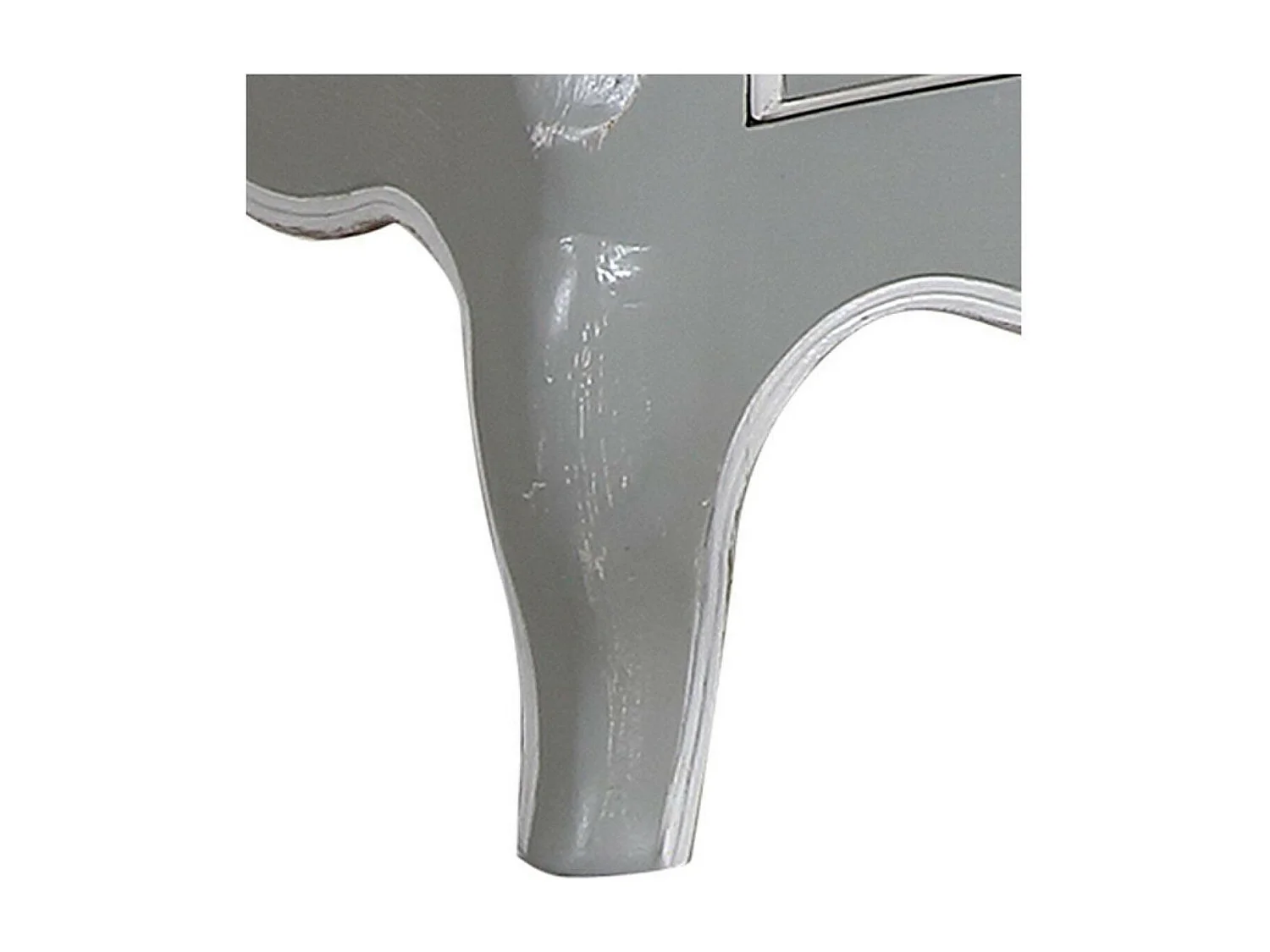 Commode galbée 5 tiroirs MDF Gris - Gustavien Interior's