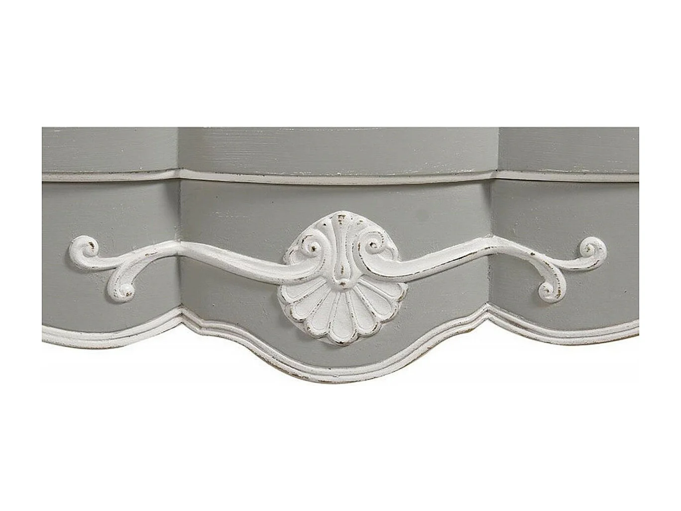 Commode galbée 5 tiroirs MDF Gris - Gustavien Interior's